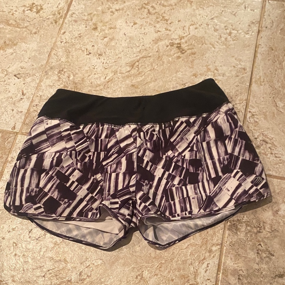 Stylish Black and Gray Women's Workout Shorts
